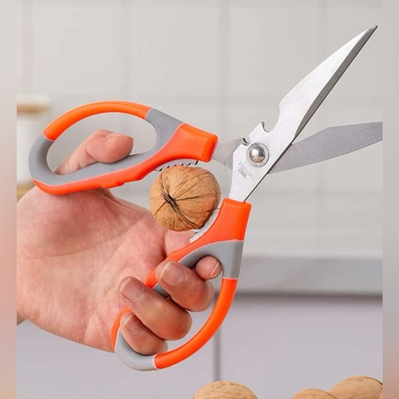 BRAND NEW PAIR of Multifunction Stainless Steel Scissors (2) - Picture 2 of 5